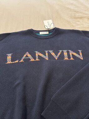 LANVIN Mens Sweater Size XL